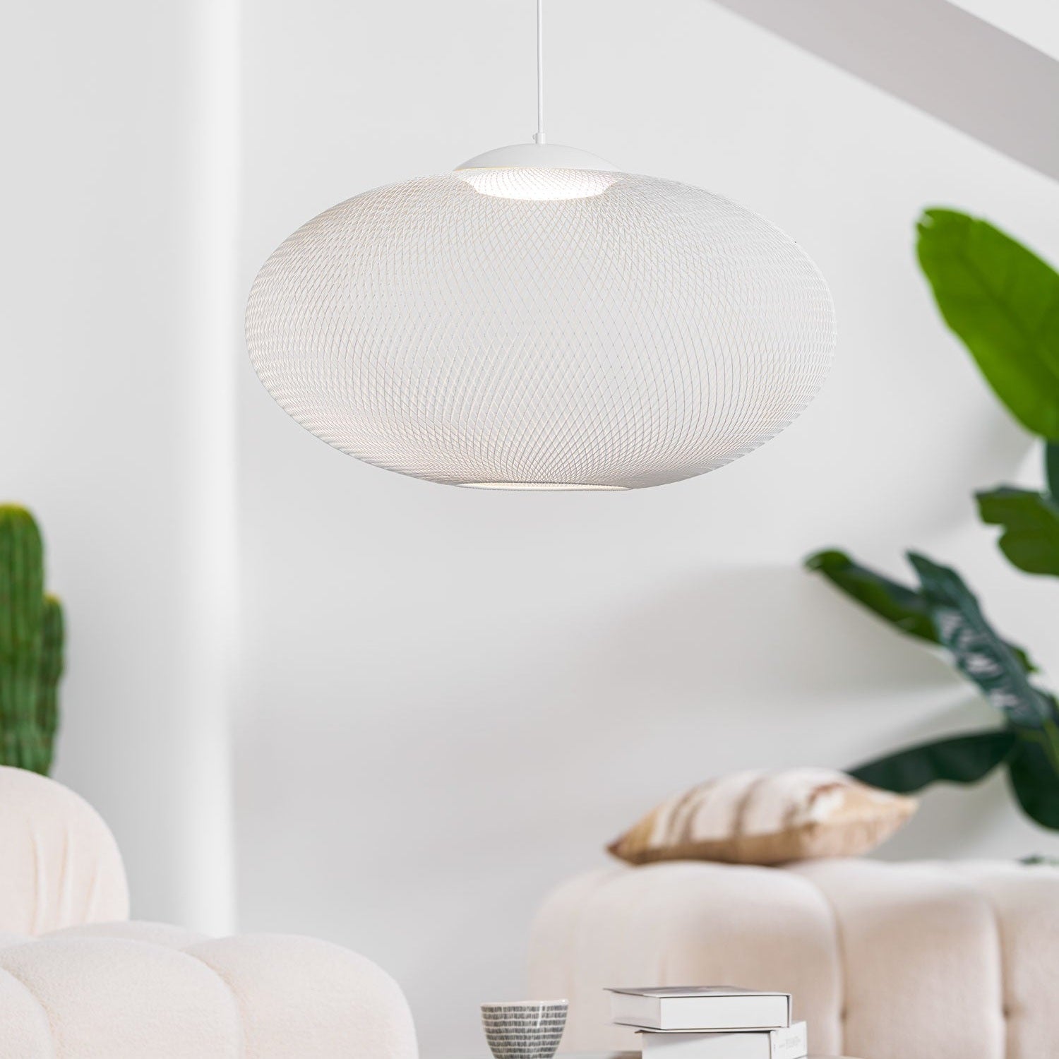 Metallic Mesh Ceiling Fixture Lamp Lighting Lobby
