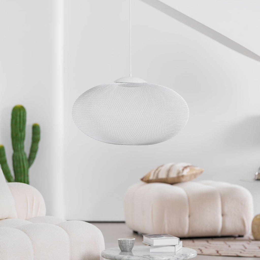 Metallic Mesh Ceiling Fixture Lamp Lighting Lobby