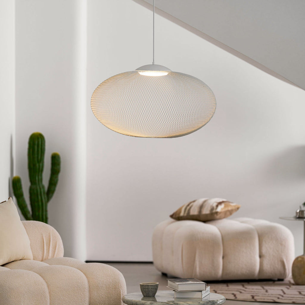 Metallic Mesh Ceiling Fixture Lamp Lighting Lobby