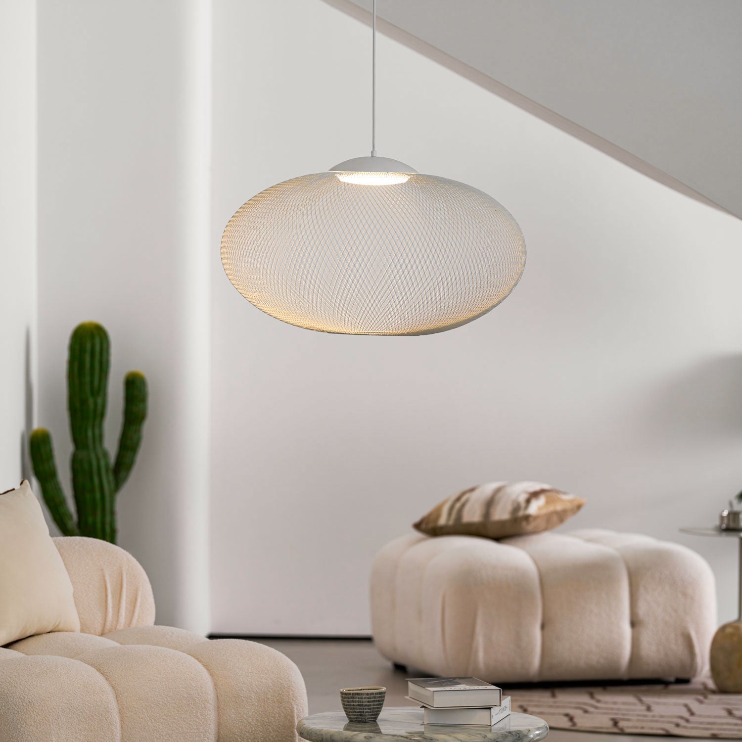 Metallic Mesh Ceiling Fixture Lamp Lighting Lobby