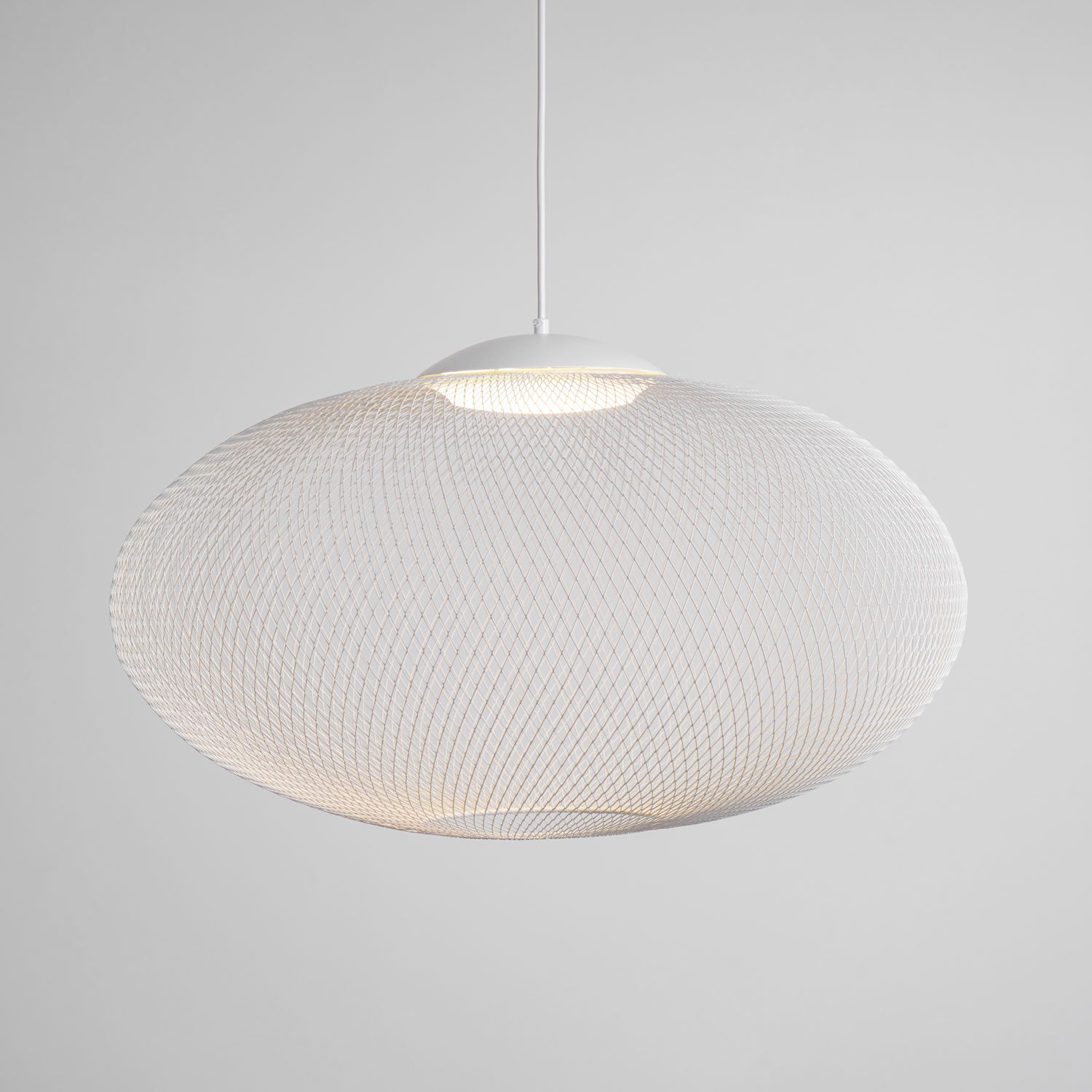 Metallic Mesh Ceiling Fixture Lamp Lighting Lobby