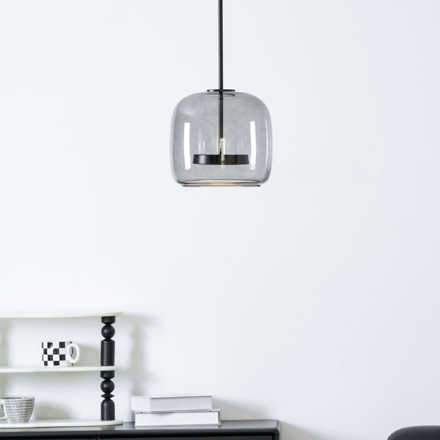 Metro Sphere Glass Ceiling Suspension Lamp Lighting Lobby