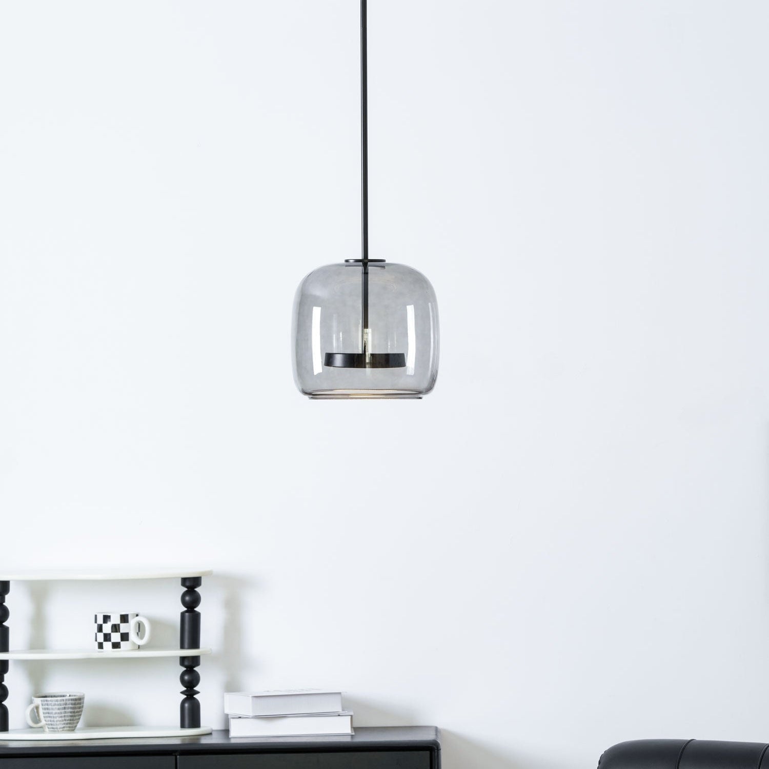 Metro Sphere Glass Ceiling Suspension Lamp Lighting Lobby