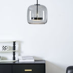 Metro Sphere Glass Ceiling Suspension Lamp Lighting Lobby