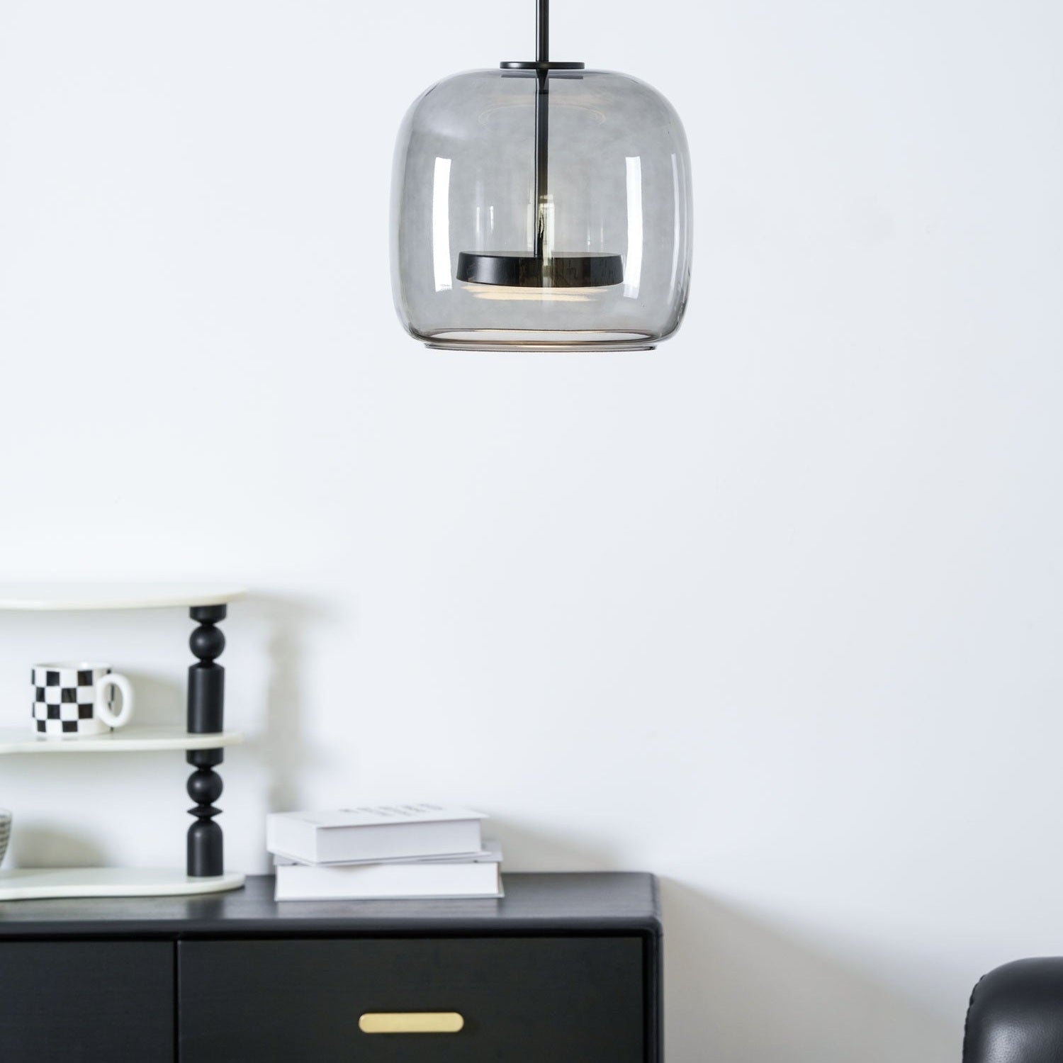Metro Sphere Glass Ceiling Suspension Lamp Lighting Lobby