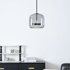 Metro Sphere Glass Ceiling Suspension Lamp Lighting Lobby