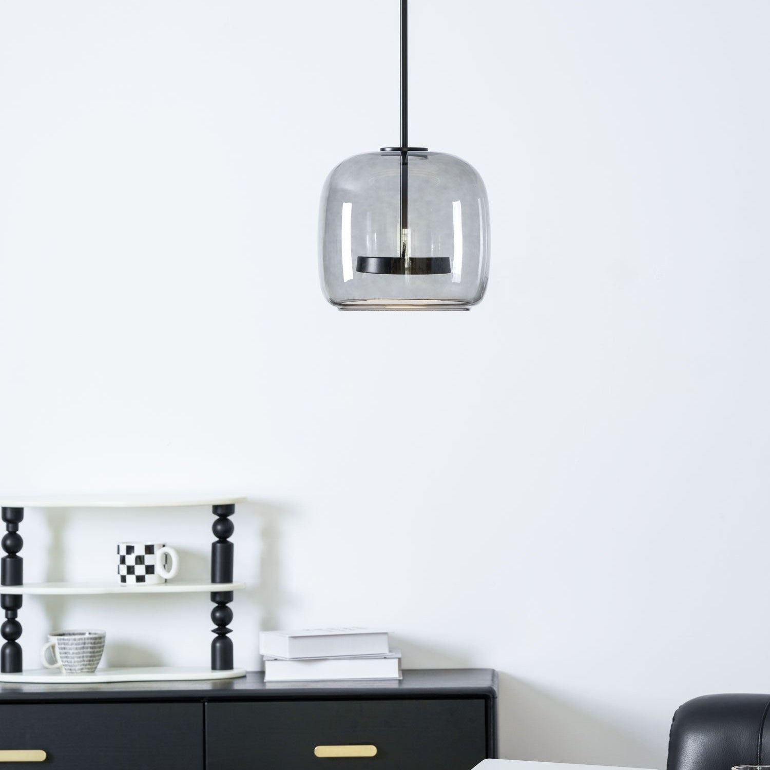 Metro Sphere Glass Ceiling Suspension Lamp Lighting Lobby