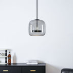 Metro Sphere Glass Ceiling Suspension Lamp Lighting Lobby