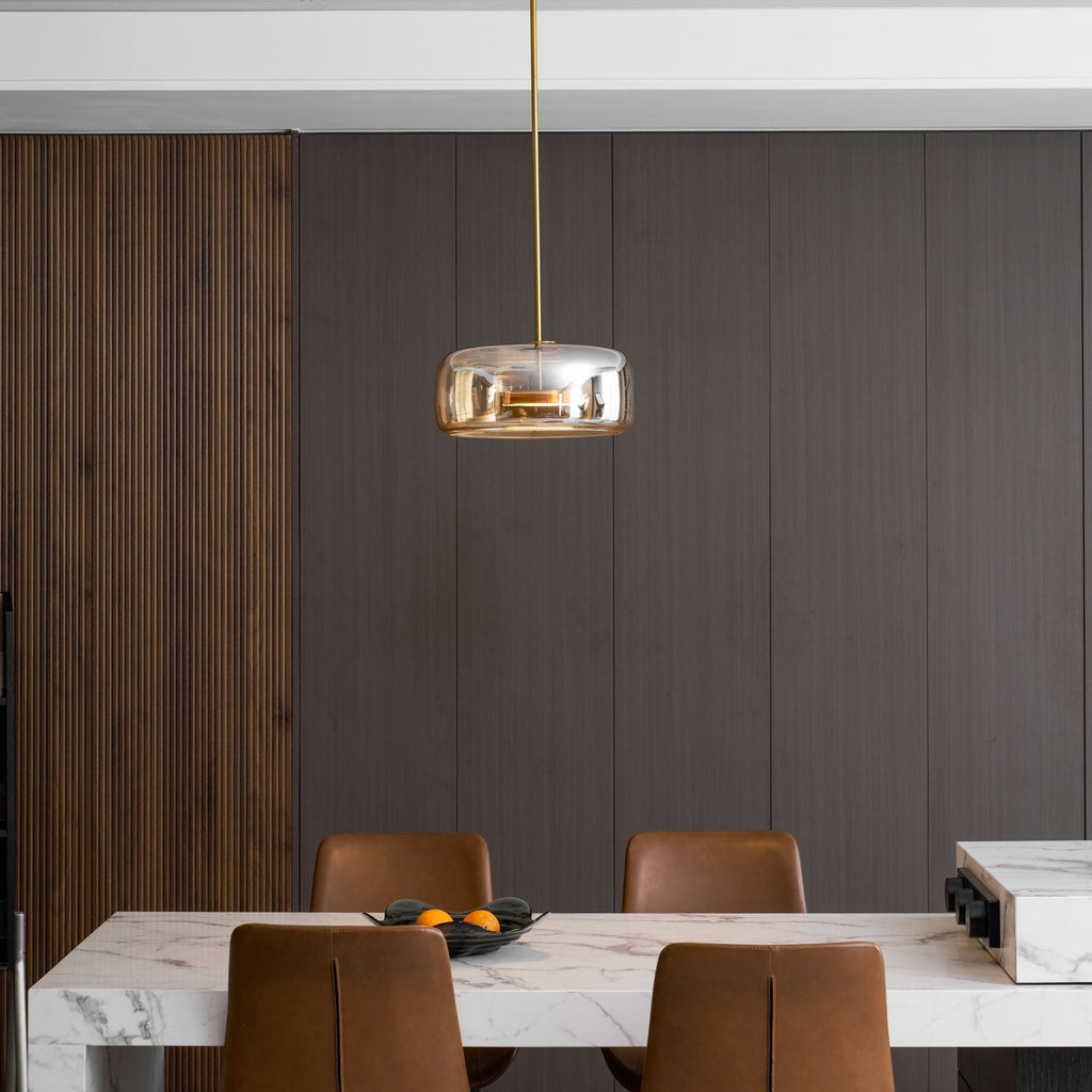 Metro Sphere Glass Ceiling Suspension Lamp Lighting Lobby
