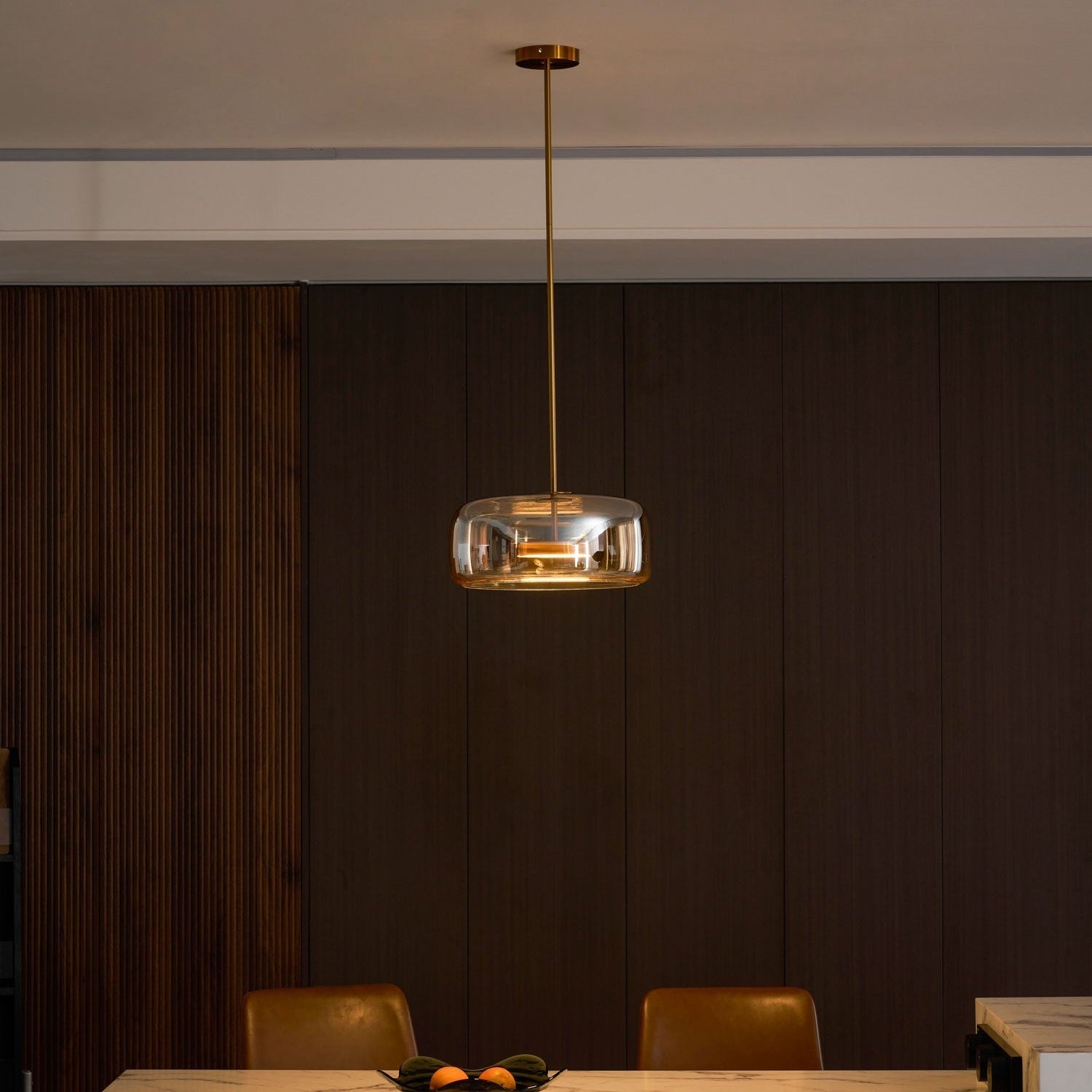 Metro Sphere Glass Ceiling Suspension Lamp Lighting Lobby