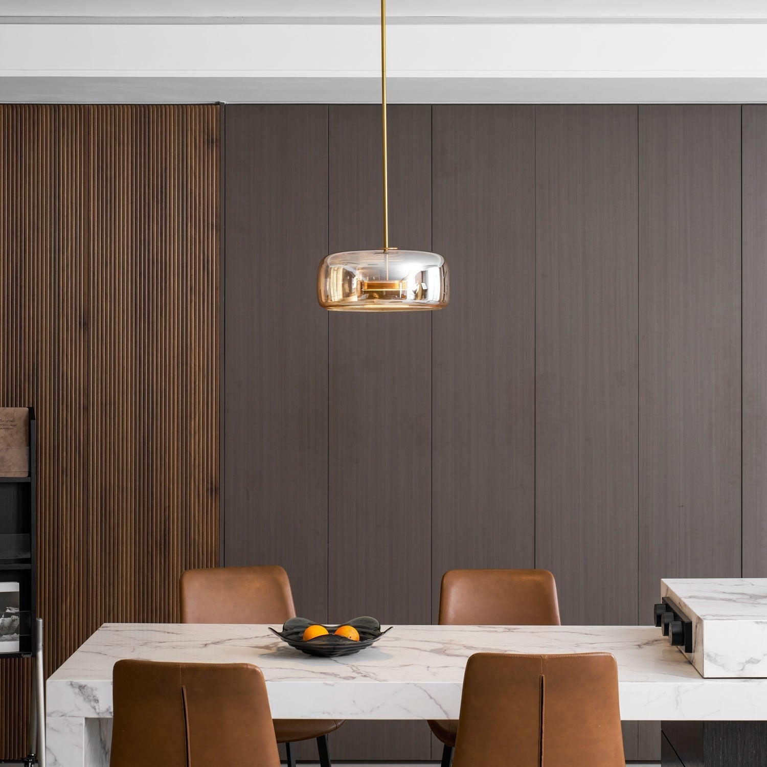 Metro Sphere Glass Ceiling Suspension Lamp Lighting Lobby