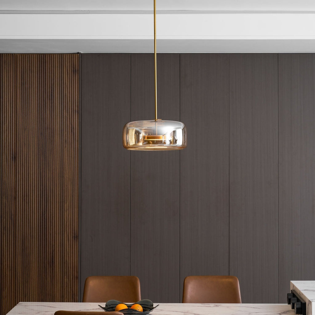 Metro Sphere Glass Ceiling Suspension Lamp Lighting Lobby