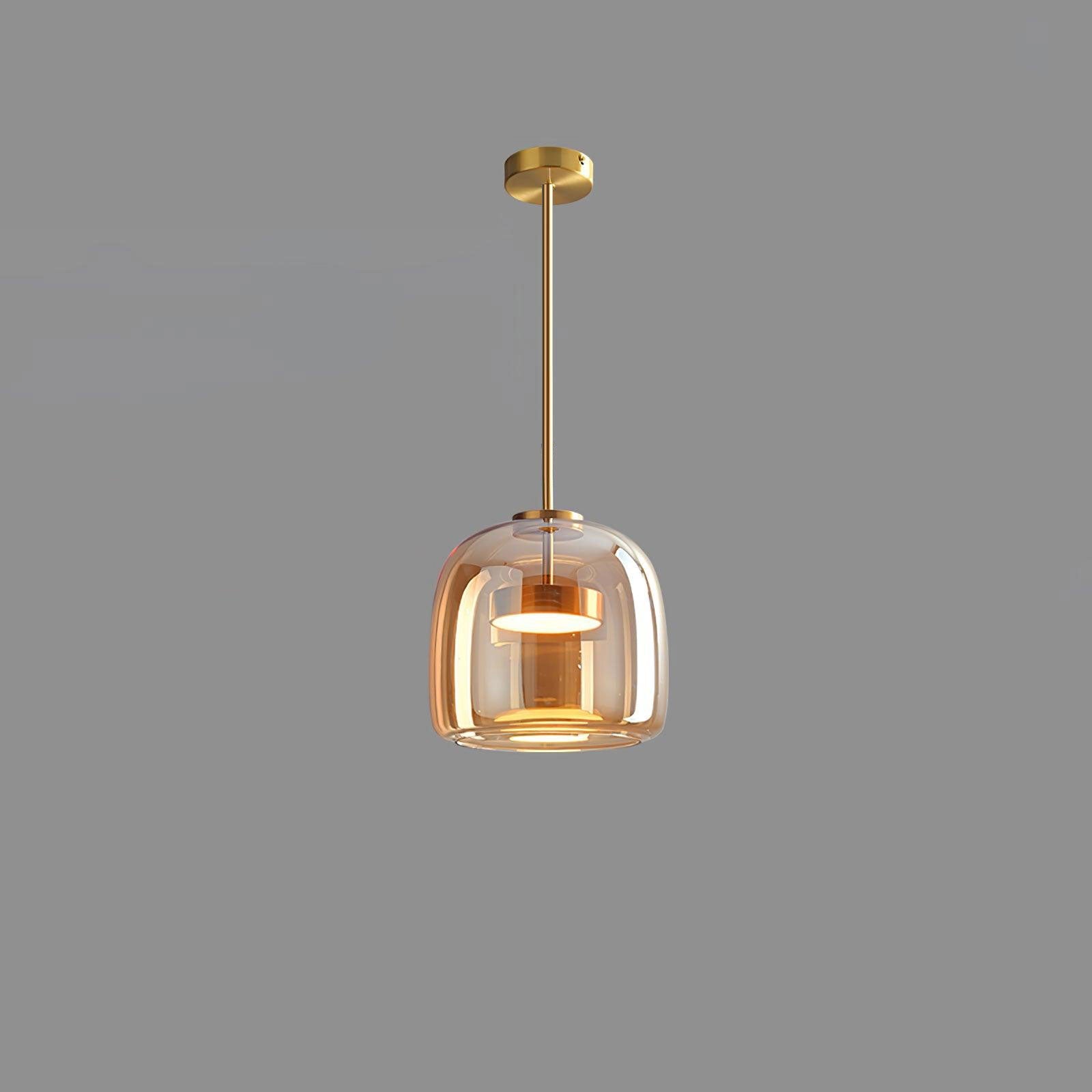 Metro Sphere Glass Ceiling Suspension Lamp Lighting Lobby