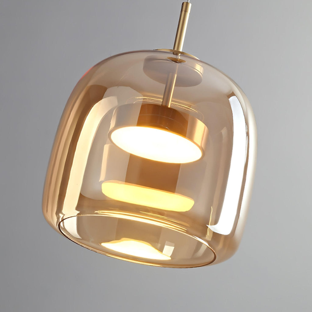 Metro Sphere Glass Ceiling Suspension Lamp Lighting Lobby