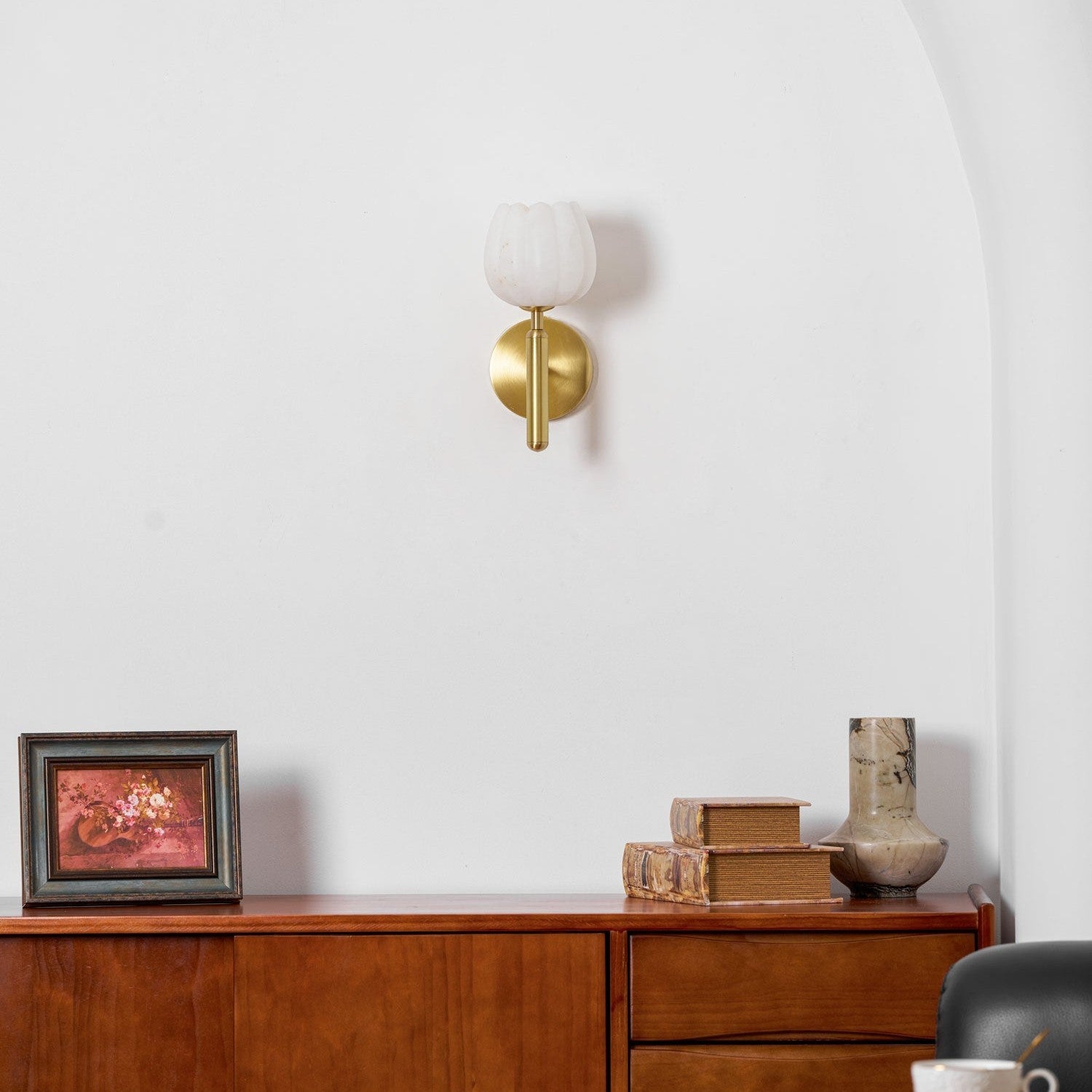 Mian Alabaster Ceiling Fixture Lighting Lobby