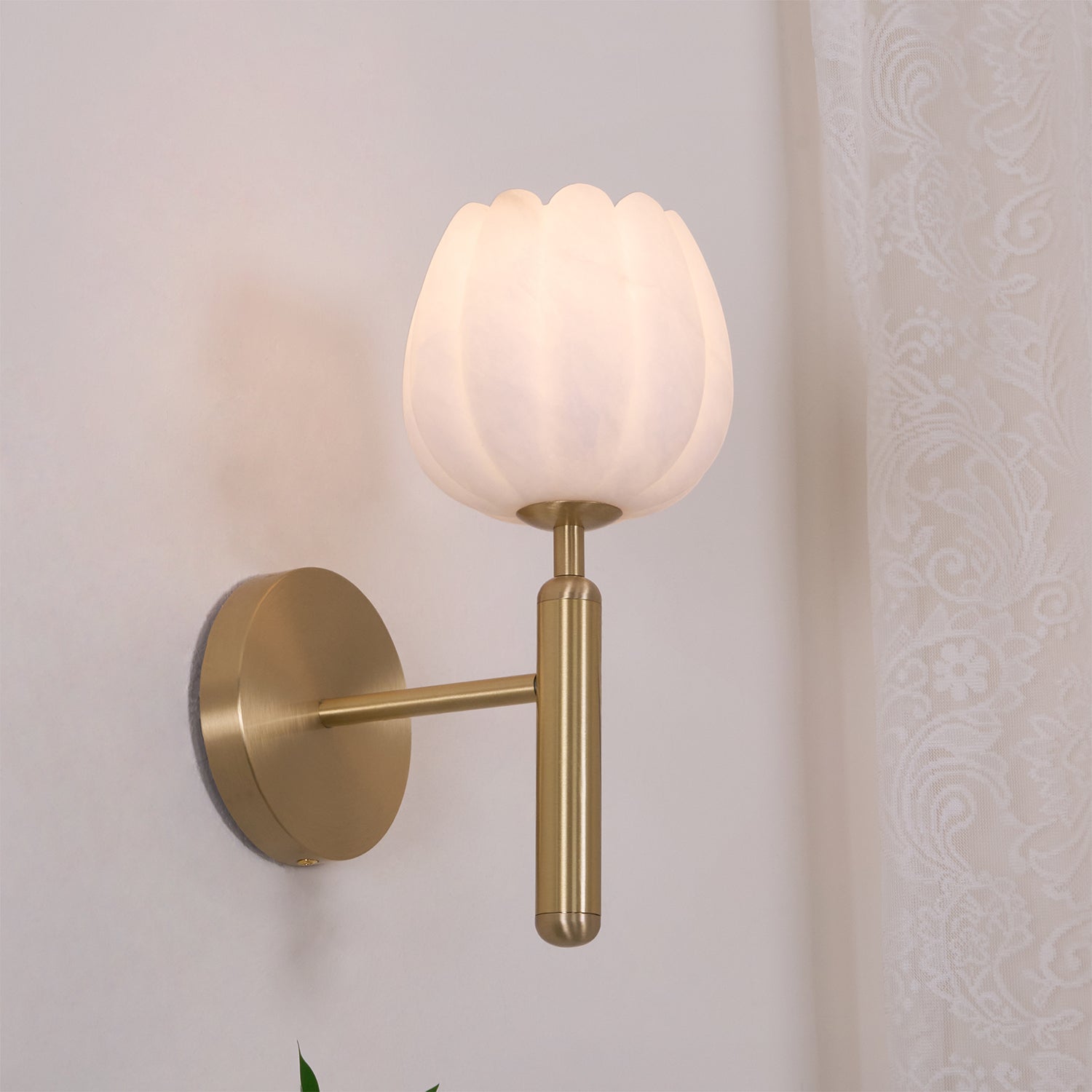 Mian Alabaster Ceiling Fixture Lighting Lobby