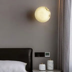 Mini Orb Alabaster Wall Light Lighting Lobby
