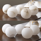 Mini Orb Alabaster Wall Light Lighting Lobby