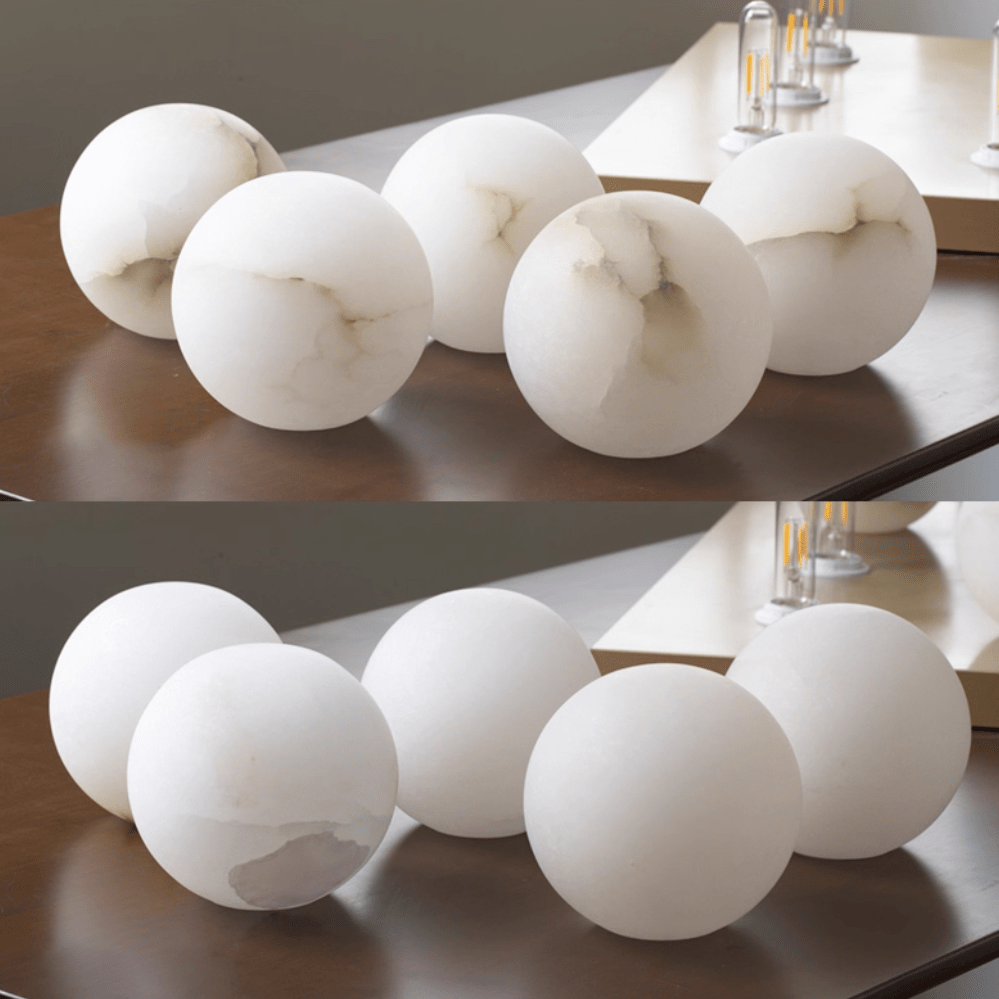Mini Orb Alabaster Wall Light Lighting Lobby
