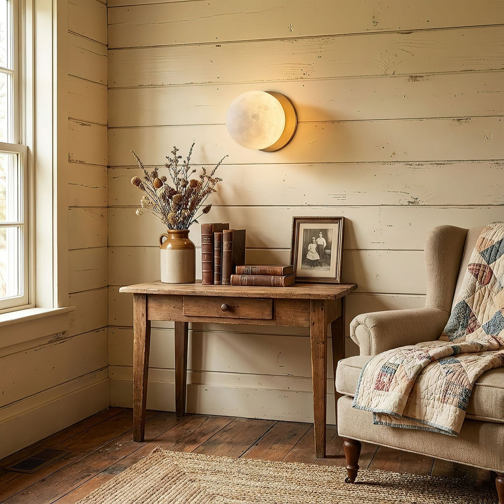 Mini Orb Alabaster Wall Light Lighting Lobby