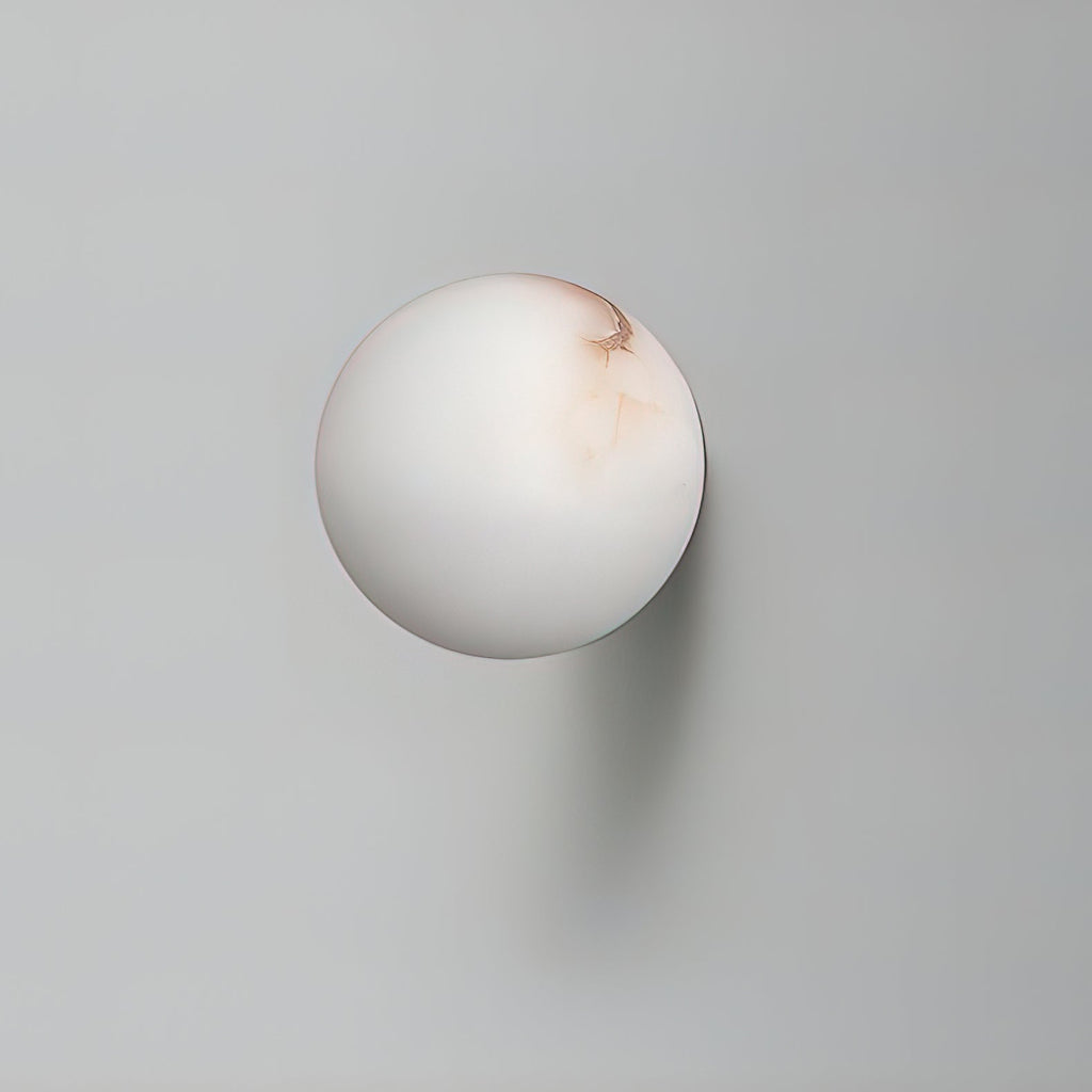 Mini Orb Alabaster Wall Light Lighting Lobby