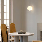 Mini Orb Alabaster Wall Light Lighting Lobby