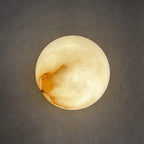 Mini Orb Alabaster Wall Light Lighting Lobby