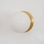 Mini Orb Alabaster Wall Light Lighting Lobby