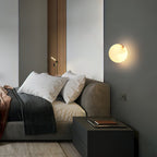 Mini Orb Alabaster Wall Light Lighting Lobby