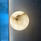 Mini Orb Alabaster Wall Light Lighting Lobby