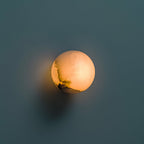 Mini Orb Alabaster Wall Light Lighting Lobby