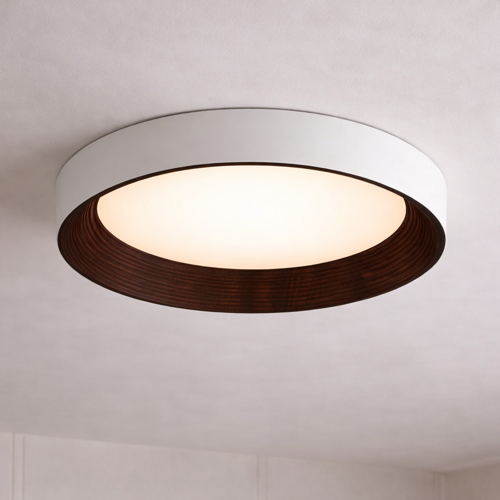 Minimalist Wood Ceiling Lamp Lighting Lobby
