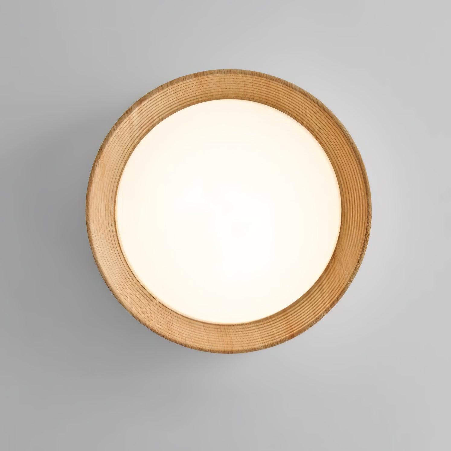 Minimalist Wood Ceiling Lamp Lighting Lobby