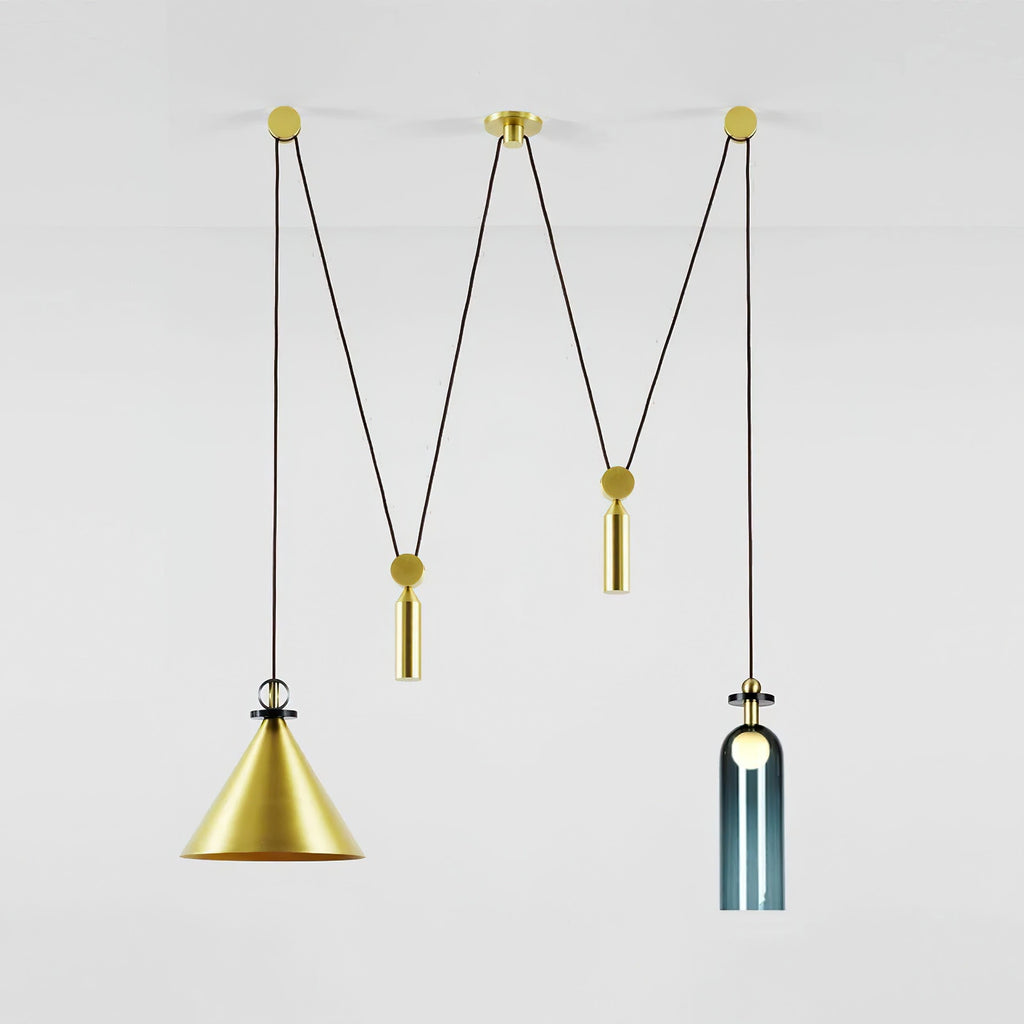 Modern Geometric Shape Ceiling Light Fixture Lighting Lobby