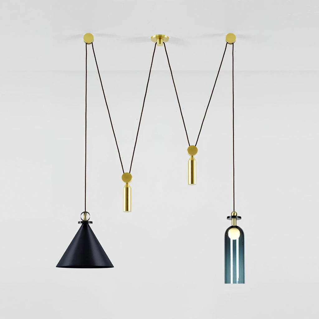 Modern Geometric Shape Ceiling Light Fixture Lighting Lobby