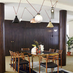 Modern Geometric Shape Ceiling Light Fixture Lighting Lobby