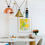 Modern Geometric Shape Ceiling Light Fixture Lighting Lobby