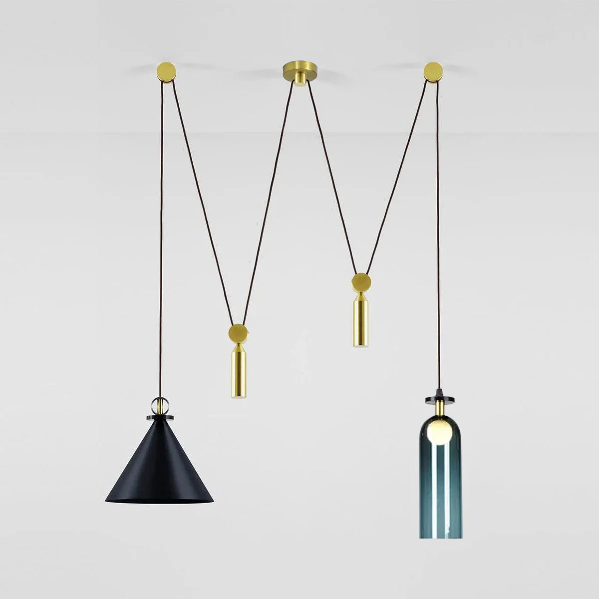 Modern Geometric Shape Ceiling Light Fixture Lighting Lobby