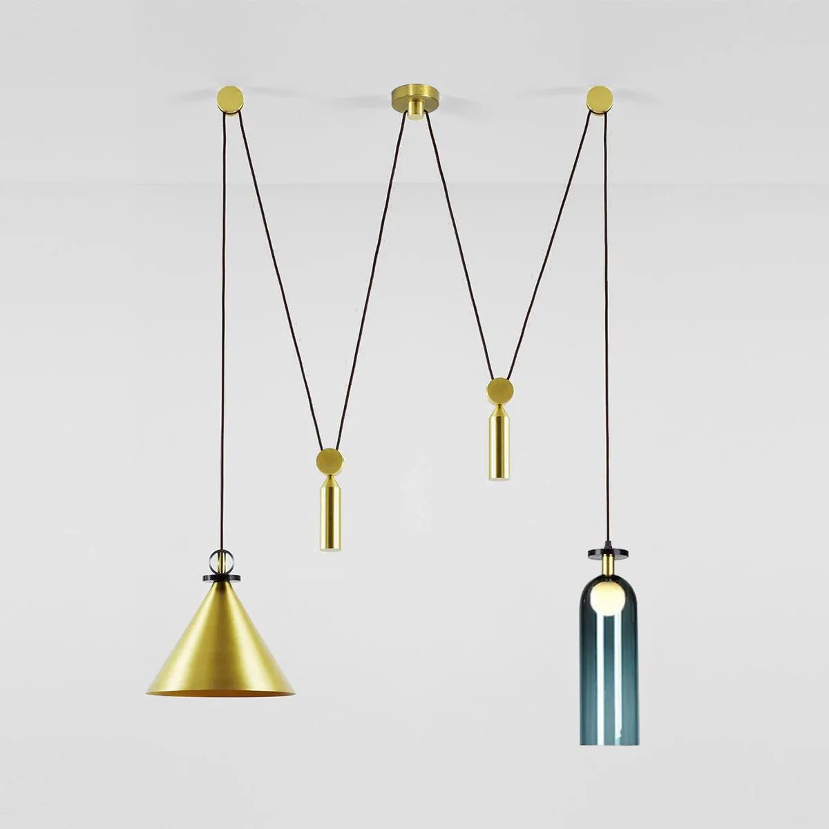 Modern Geometric Shape Ceiling Light Fixture Lighting Lobby
