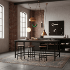 Modern Geometric Shape Ceiling Light Fixture Lighting Lobby