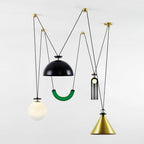 Modern Geometric Shape Ceiling Light Fixture Lighting Lobby