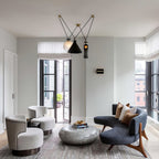 Modern Geometric Shape Ceiling Light Fixture Lighting Lobby