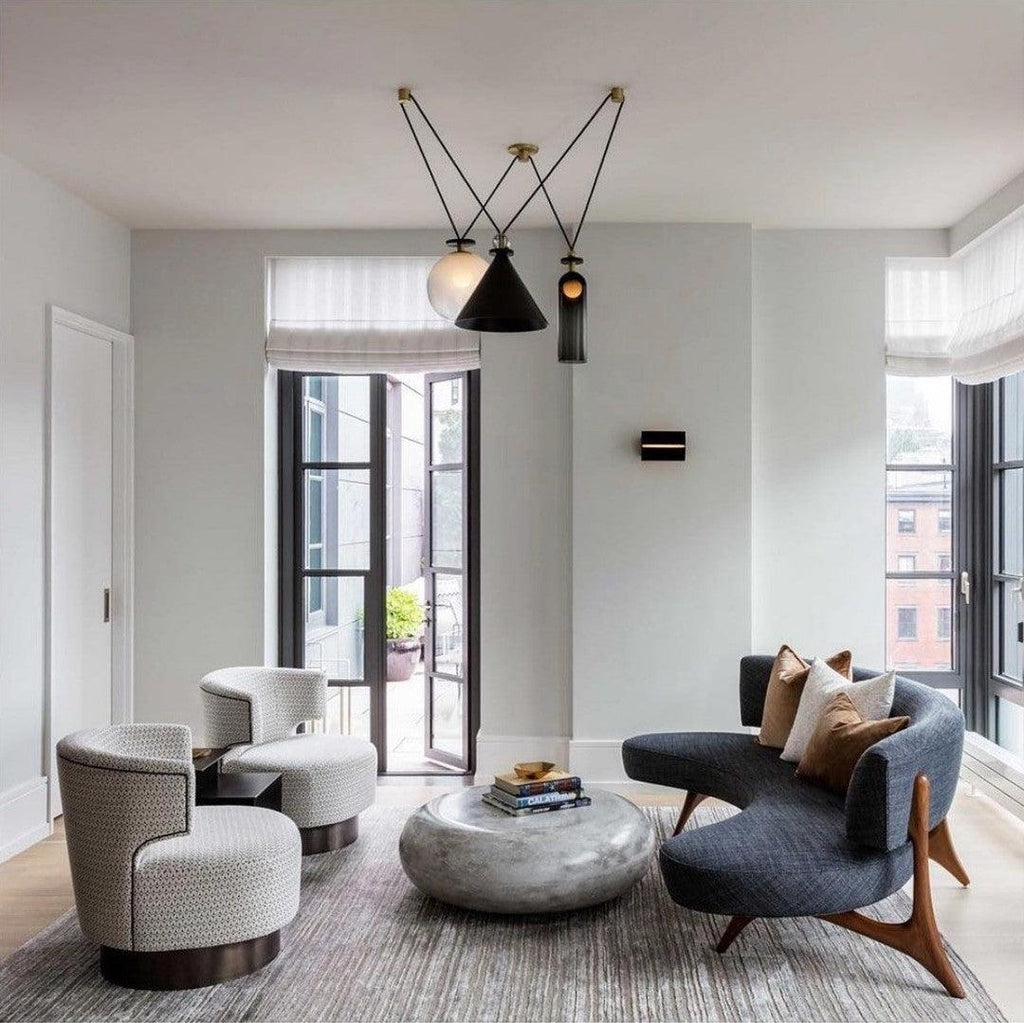 Modern Geometric Shape Ceiling Light Fixture Lighting Lobby