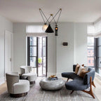 Modern Geometric Shape Ceiling Light Fixture Lighting Lobby