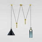 Modern Geometric Shape Ceiling Light Fixture Lighting Lobby