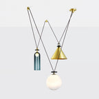 Modern Geometric Shape Ceiling Light Fixture Lighting Lobby