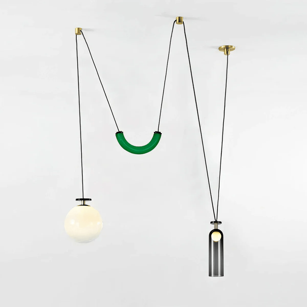 Modern Geometric Shape Ceiling Light Fixture Lighting Lobby