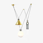 Modern Geometric Shape Ceiling Light Fixture Lighting Lobby