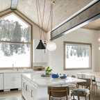 Modern Geometric Shape Ceiling Light Fixture Lighting Lobby