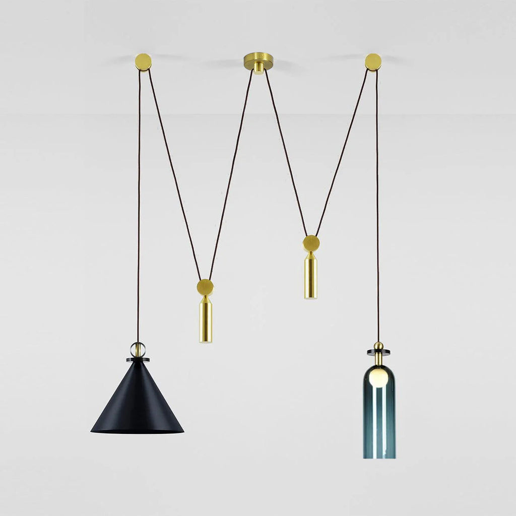 Modern Geometric Shape Ceiling Light Fixture Lighting Lobby